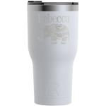 Baby Elephant RTIC Tumbler - White - Engraved Front (Personalized)