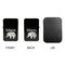 Baby Elephant Windproof Lighters - Black, Double Sided, no Lid - APPROVAL