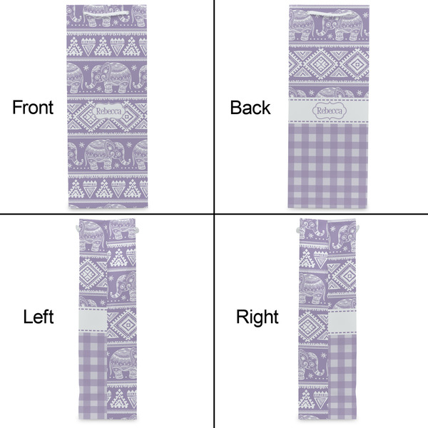 Baby Elephant Wine Gift Bag - Gloss - Approval