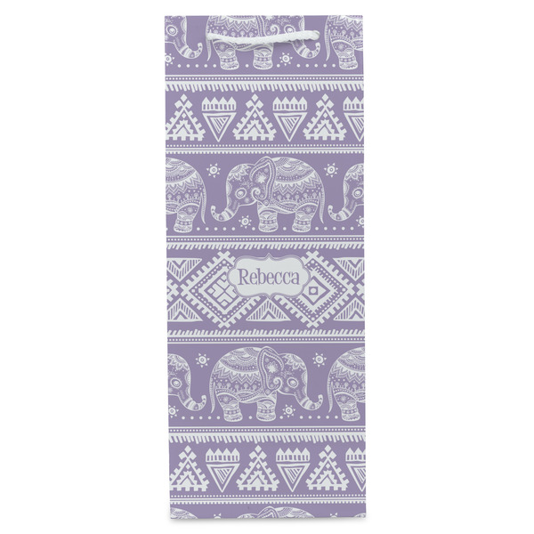 Baby Elephant Wine Gift Bag - Gloss - Front