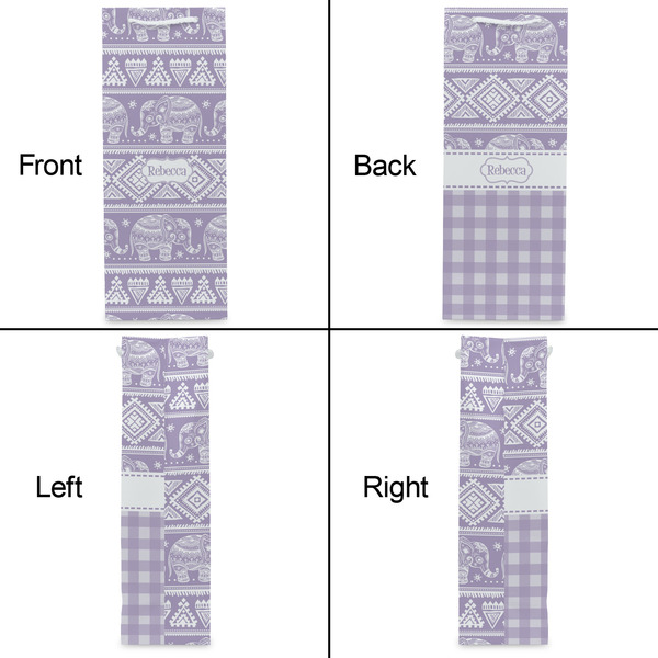 Baby Elephant Wine Gift Bag - Matte - Approval