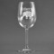 Baby Elephant Wine Glass - Engraved (Personalized)
