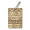 Baby Elephant Wood Luggage Tags - Rectangle - Front/Main
