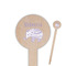 Baby Elephant Wooden 6" Food Pick - Round - Closeup