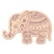 Baby Elephant Wooden Sticker - Main