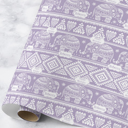 Baby Elephant Wrapping Paper Roll - Large - Matte (Personalized)