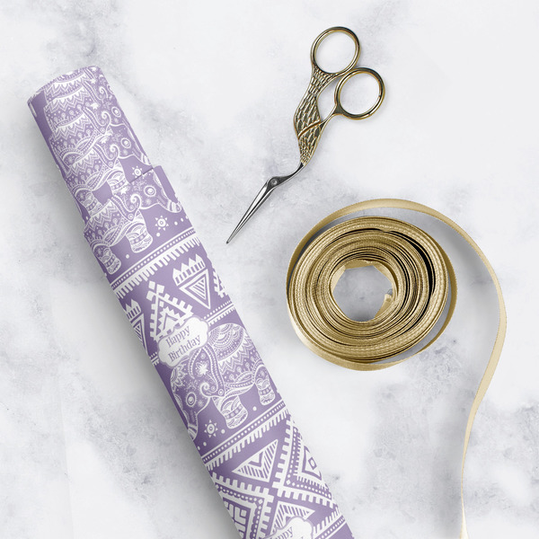 Baby Elephant Wrapping Paper Rolls - Lifestyle 1