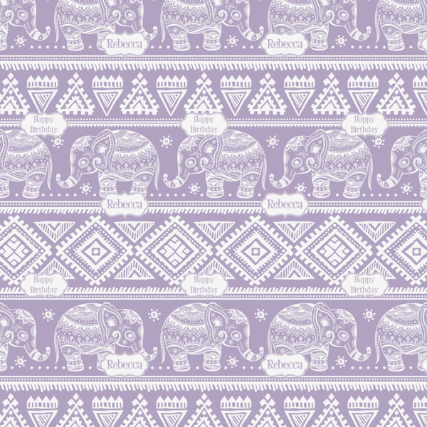 Baby Elephant Wrapping Paper Square