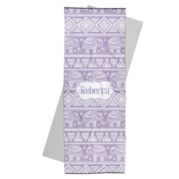 Custom Baby Elephant Yoga Mat Towel (Personalized)