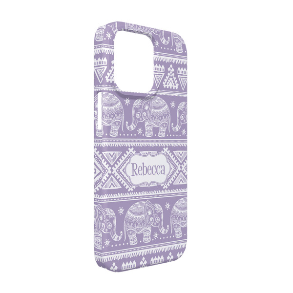 Custom Baby Elephant iPhone Case - Plastic - iPhone 13 (Personalized)