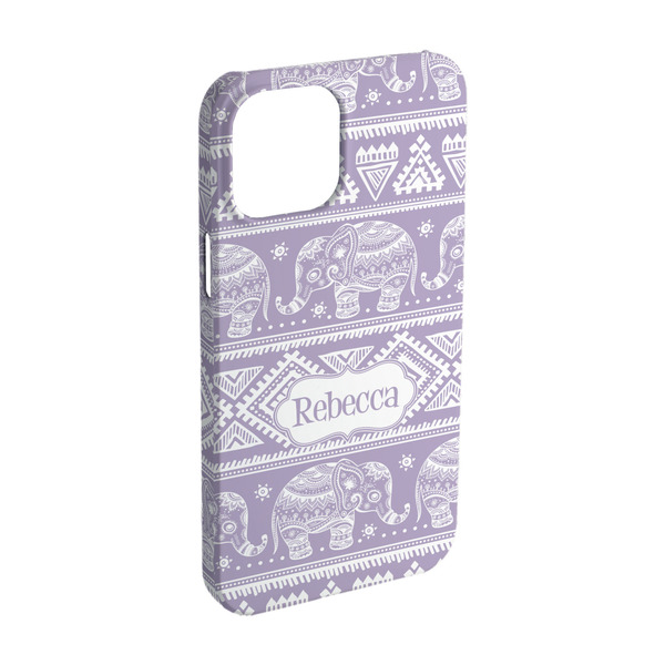 Custom Baby Elephant iPhone Case - Plastic - iPhone 15 (Personalized)