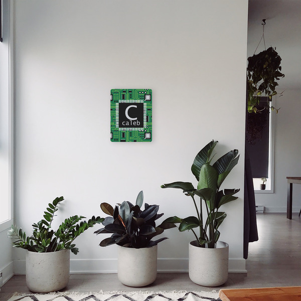 Circuit Board 11x14 - Canvas Print - In Context