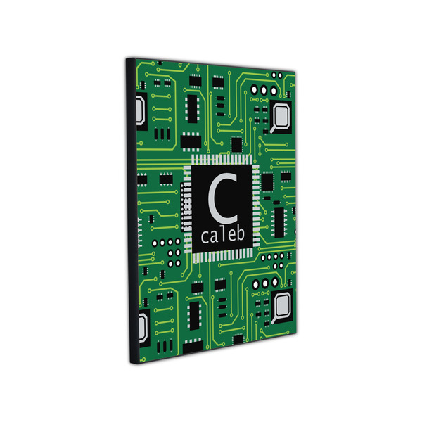 Circuit Board 11x14 Wood Print - Angle View