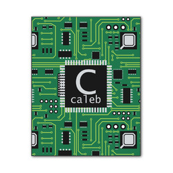 Circuit Board Wood Print - 11x14 (Personalized)