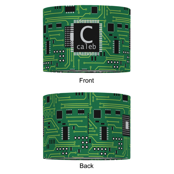 Circuit Board 12" Drum Lampshade - APPROVAL (Fabric)