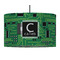 Circuit Board 12" Drum Pendant Lamp - Fabric (Personalized)