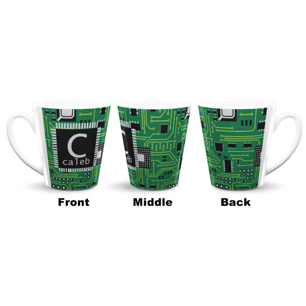 Circuit Board 12 Oz Latte Mug - Approval