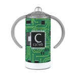 Circuit Board 12 oz Stainless Steel Sippy Cup (Personalized)