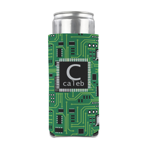 Circuit Board 12oz Tall Can Sleeve - FRONT (on can)