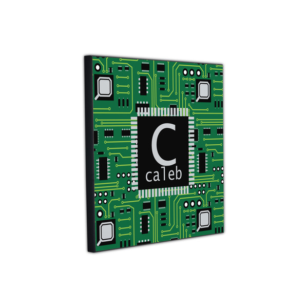 Circuit Board 12x12 Wood Print - Angle View