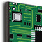 Circuit Board 12x12 Wood Print - Closeup