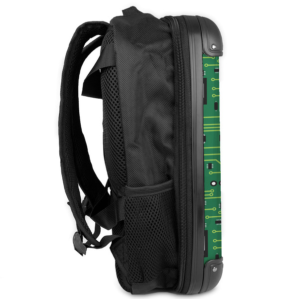 Circuit Board 13" Hard Shell Backpacks - Side View