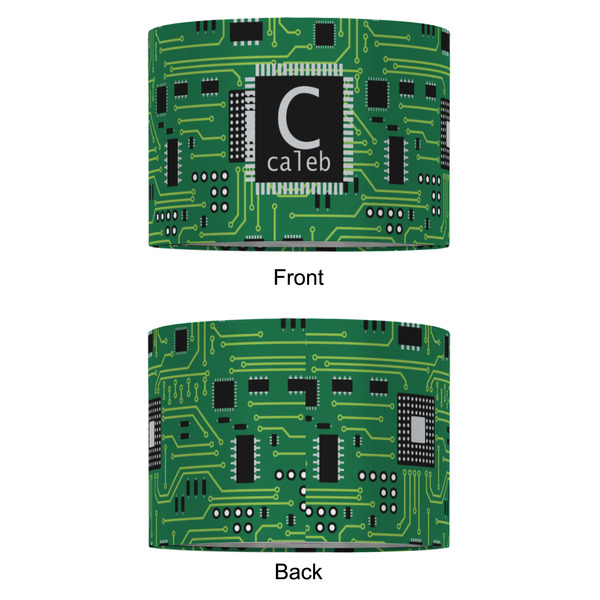 Circuit Board 16" Drum Lampshade - APPROVAL (Fabric)