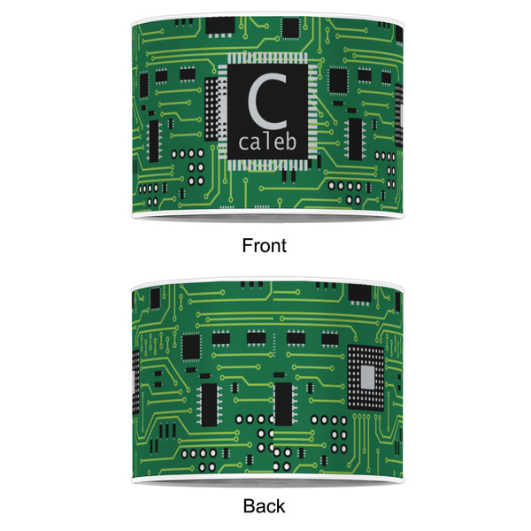 Circuit Board 16" Drum Lampshade - APPROVAL (Poly Film)