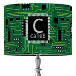 Circuit Board 16" Drum Lamp Shade - Fabric (Personalized)