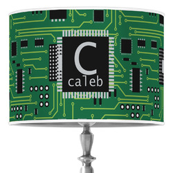 Circuit Board 16" Drum Lamp Shade - Poly-film (Personalized)