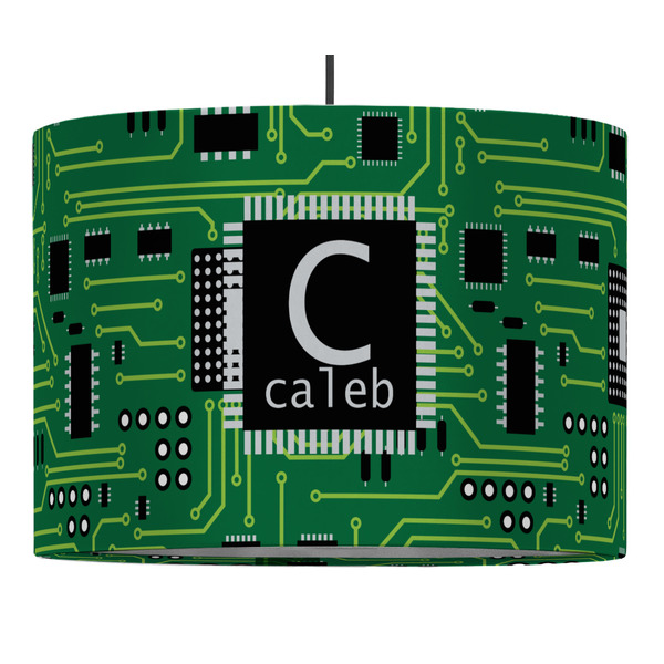Custom Circuit Board Drum Pendant Lamp (Personalized)