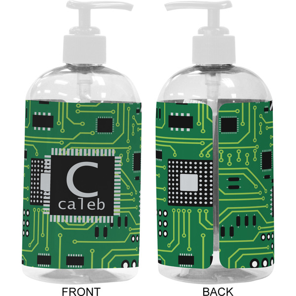 Circuit Board 16 oz Plastic Liquid Dispenser- Approval- White