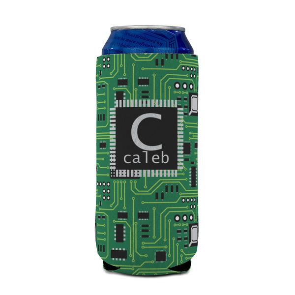 Circuit Board 16oz Can Sleeve - FRONT (on can)