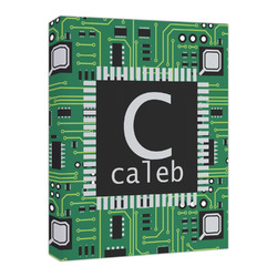 Circuit Board Canvas Print - 16x20 (Personalized)