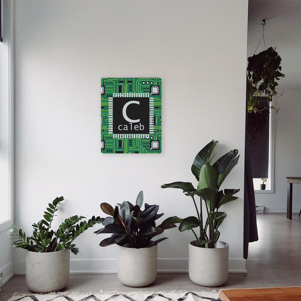 Circuit Board 16x20 - Canvas Print - In Context