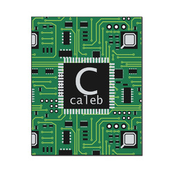 Circuit Board Wood Print - 16x20 (Personalized)