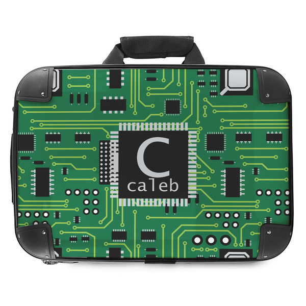 Custom Circuit Board Hard Shell Briefcase - 18" (Personalized)