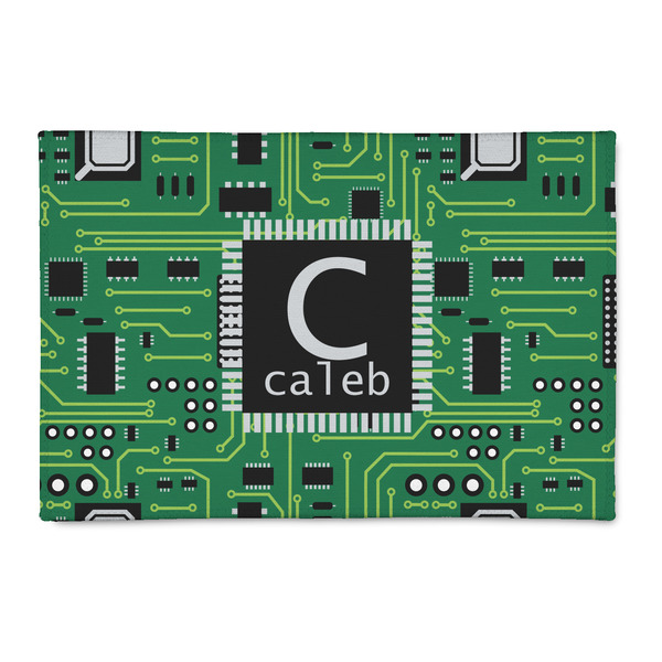 Custom Circuit Board 2' x 3' Indoor Area Rug (Personalized)