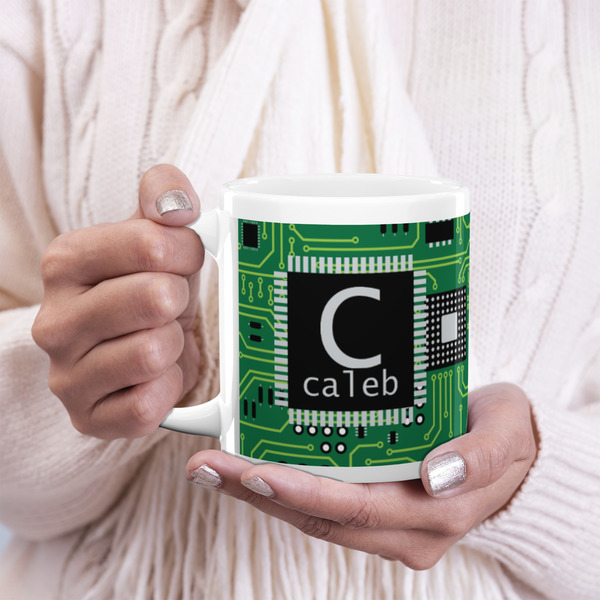 Circuit Board 20oz Coffee Mug - LIFESTYLE