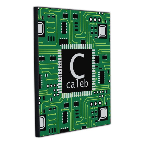 Circuit Board 20x24 Wood Print - Angle View