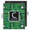 Circuit Board 20x24 Wood Print - Front & Back View
