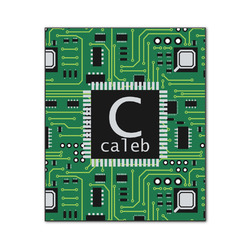 Circuit Board Wood Print - 20x24 (Personalized)