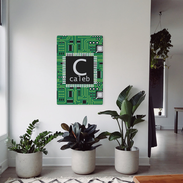 Circuit Board 20x30 - Canvas Print - In Context