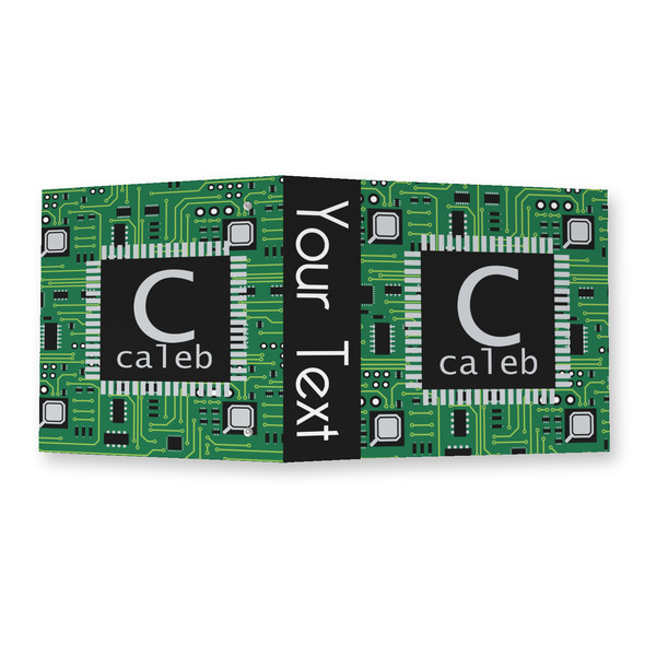 Circuit Board 3 Ring Binders - Full Wrap - 2" - OPEN OUTSIDE