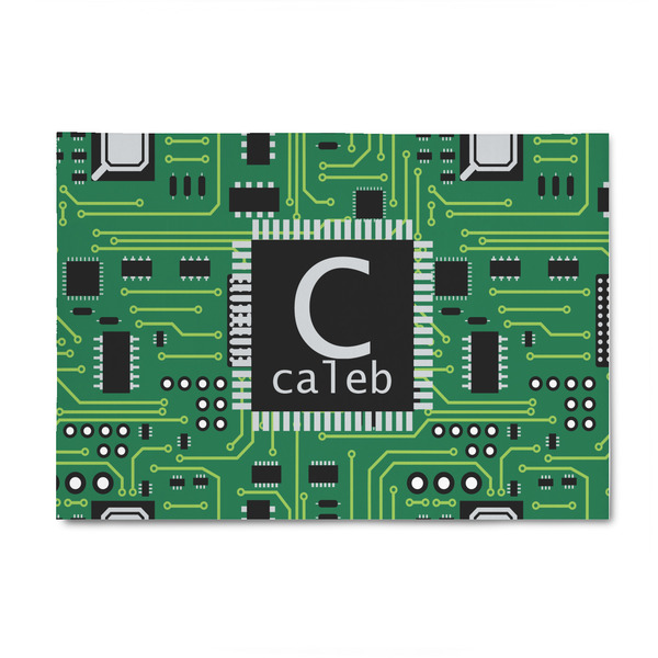 Custom Circuit Board 4' x 6' Indoor Area Rug (Personalized)