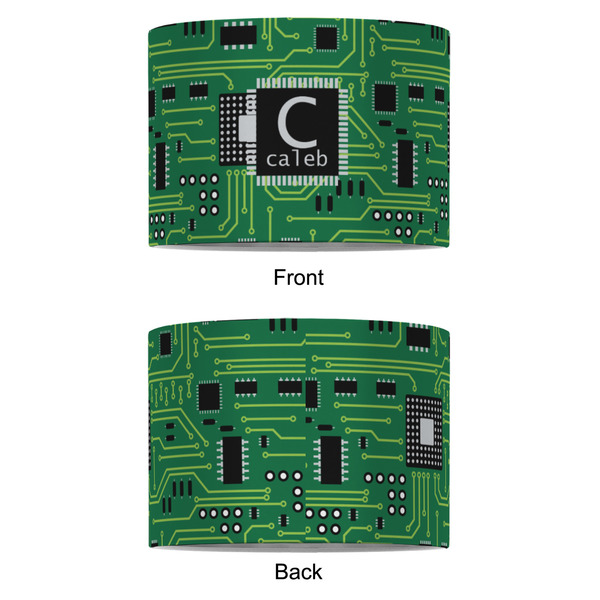 Circuit Board 8" Drum Lampshade - APPROVAL (Fabric)