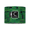 Circuit Board 8" Drum Lampshade - FRONT (Fabric)