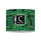 Circuit Board 8" Drum Lampshade - FRONT (Poly Film)