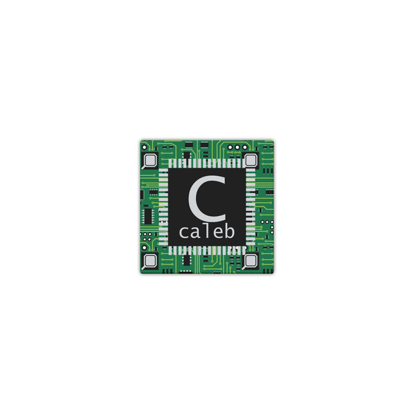 Circuit Board 8x8 - Canvas Print - Front View