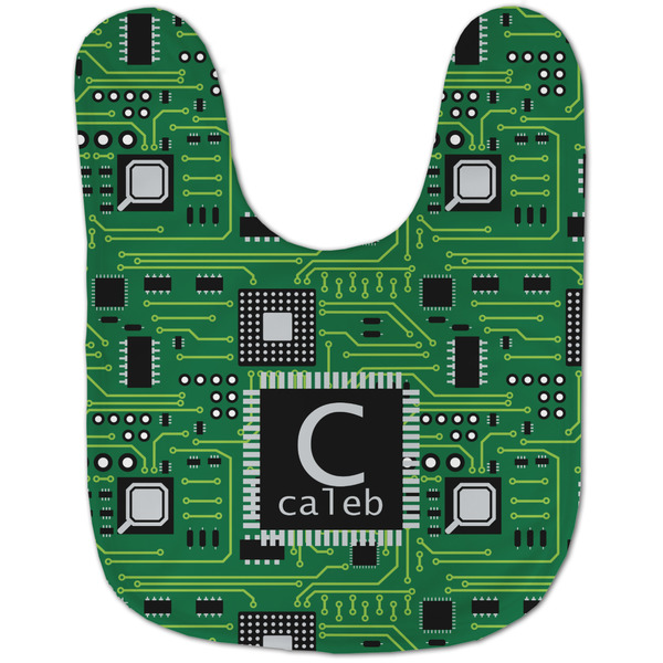 Circuit Board Baby Bib - AFT flat